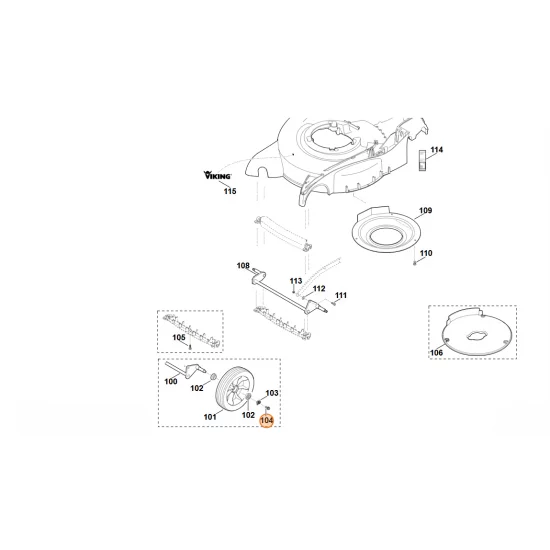 Stihl   Śruba ścinana M6x16 9039 488 0994